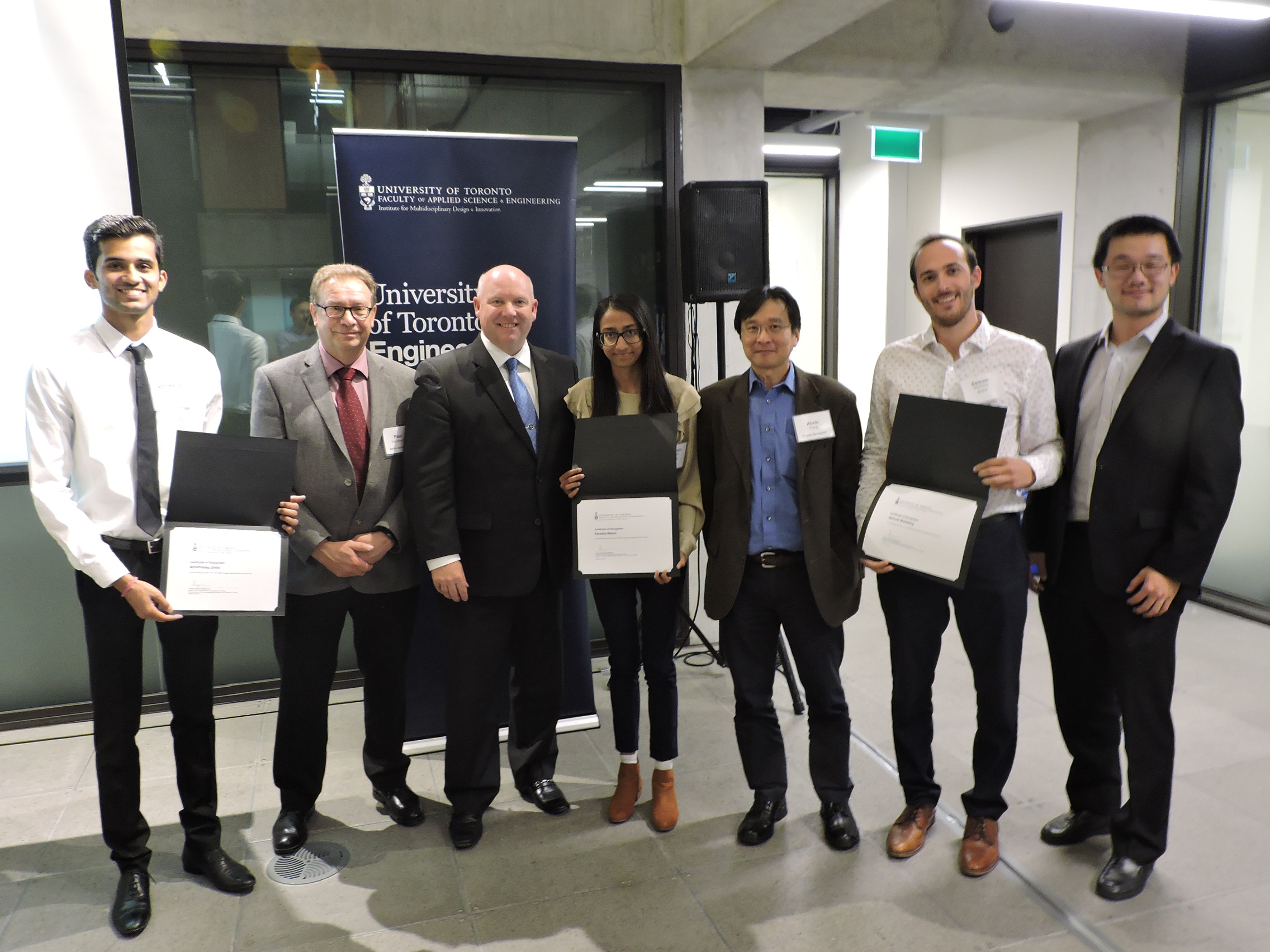 Students recognized at U of T Institute for Multidisciplinary Design and  Innovation celebration - Department of Mechanical & Industrial Engineering