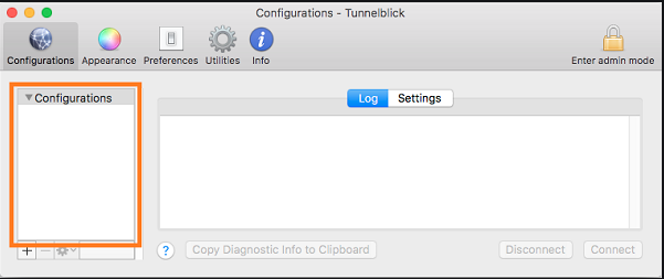 TunnelBlick Configuration