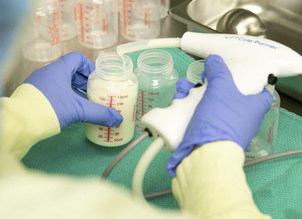 The new data-driven framework bypasses the need for a device to analyze the donor milk. (Photo: Rogers Hixon Ontario Human Milk Bank)