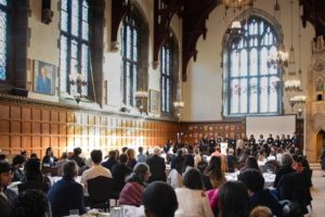 U of T students, faculty, staff, librarians and alumni marked the National Day of Remembrance and Action on Violence Against Women at a memorial led by the Faculty of Applied Science & Engineering. (Photo: Lisa Lightbourn)